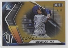 2022 Bowman Chrome Scouts Top 100 Gold Refractor 18/50 Nick Pratto #BTP-84 4a7