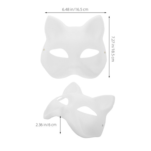 3 zestawy Maska Twarz Historia Dziecko Diy Maskarada Maski Zwierzę Dekoracja - Zdjęcie 10 z 12