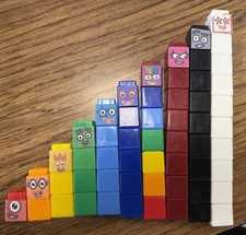 Handmade Numberblocks Inspired Counting Blocks Set of 6 Math Manipulatives