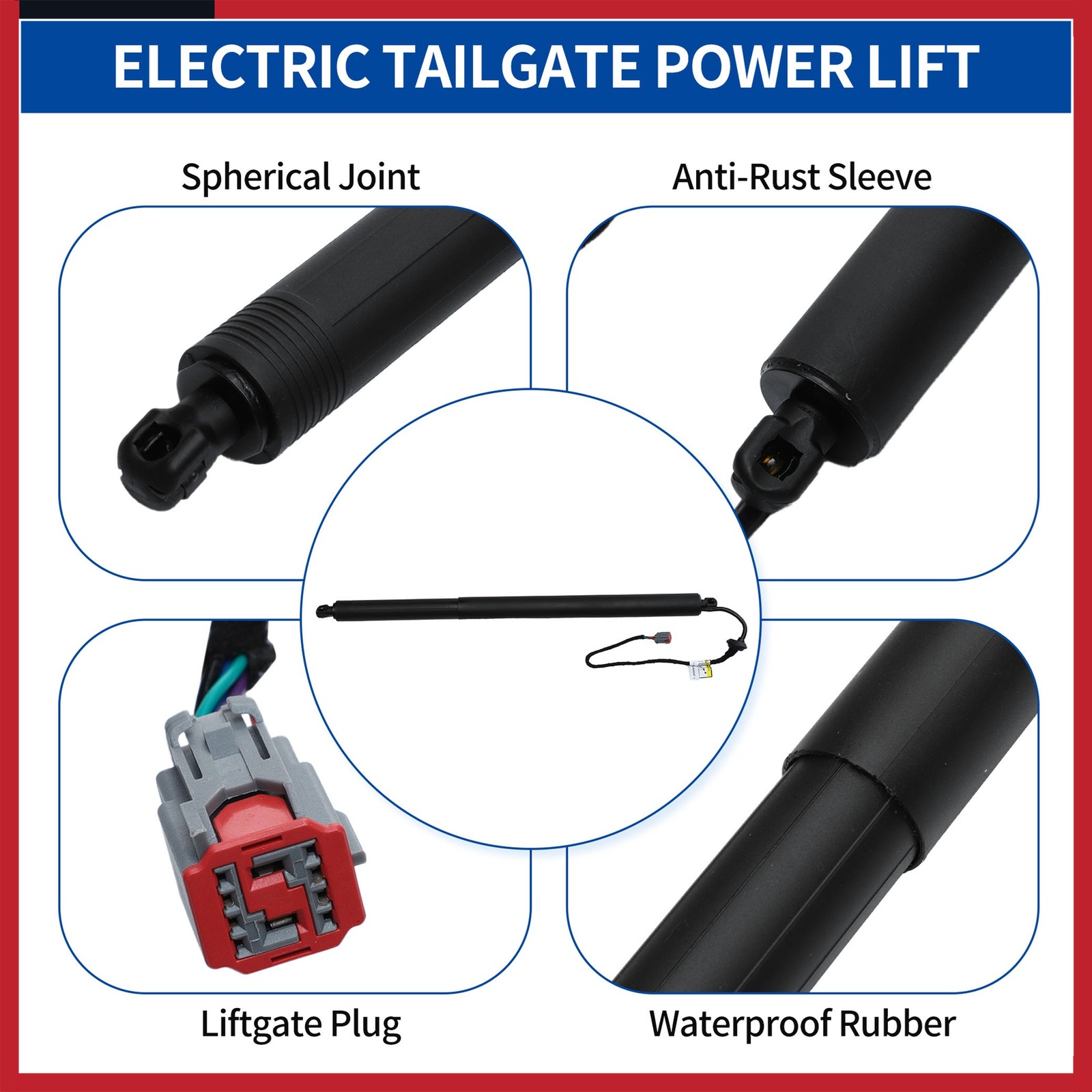 Rear LH Tailgate Power Lift Support Fit for Lincoln Corsair 20-23