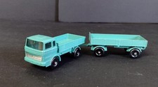 Matchbox Lesney  1 & 2, MERCEDES BENZ LORRY & TRAILER. NICE CONDITION NO BOX