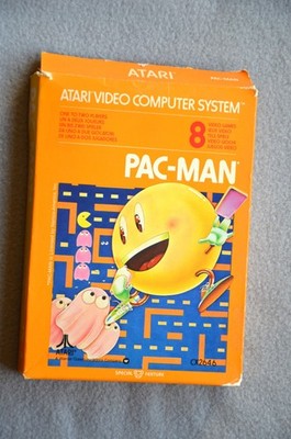 Atari 2600 VCS Spiel/Game  Pac Man  Cartridge / Spielmodul 1981 in OVP Zstd. C