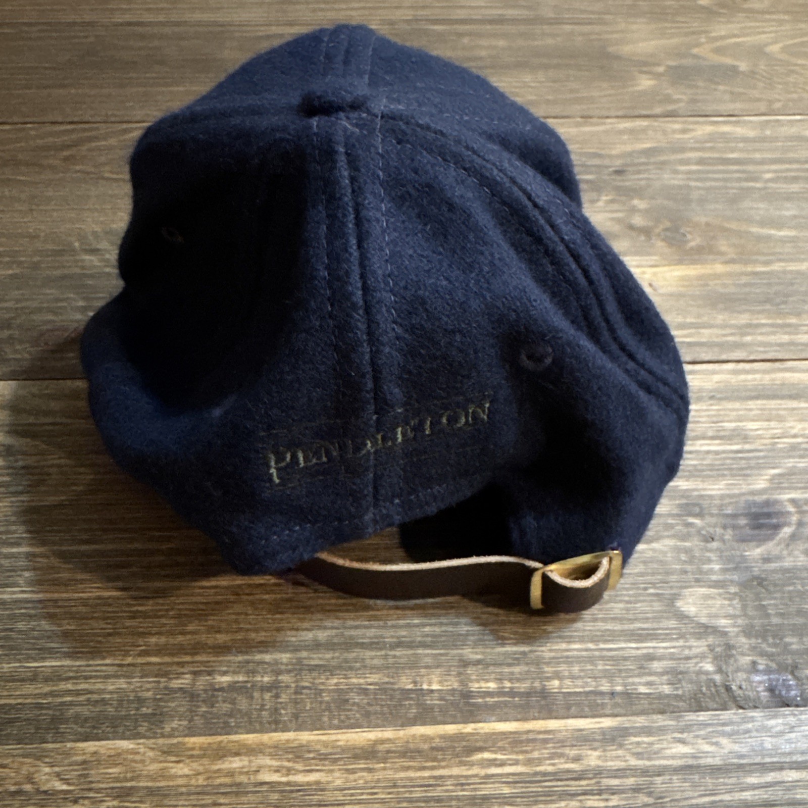 Pendleton Wool Hat Cap Strap Back Adjustable Blue… - image 3