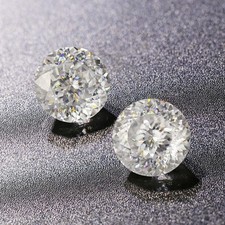 Round Portuguese Cut D Color 0.5-5ct GRA VVS1 Moissanite Loose for Jewelry DIY