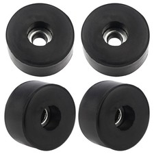 4 Pack 192310GS Anti Vibration Rubber Feet for Compressors, Pressure Black