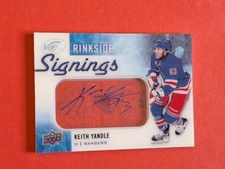 2015-16 Upper Deck Ice Rinkside Signings #RS-KY Keith Yandle 
