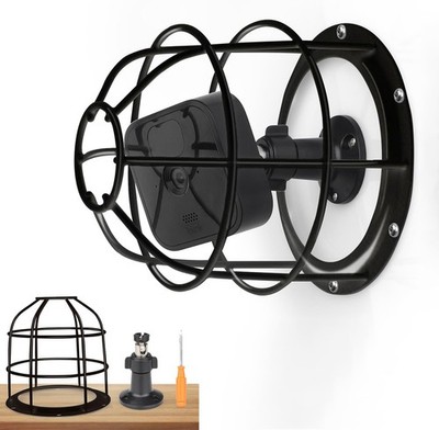 UYODM Anti-Theft Camera Mount Cage and Wall Bracket - Compatible Black 