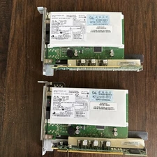 Lot of 2 MultiTech MT9234ZPX V.92 PCI Modem Cards w/ Embedded Module & Shield