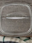 Corning Ware Replacement Clear Lid Pyrex P-7-C FIN TYPE UNMARKED FREE USA SHIP