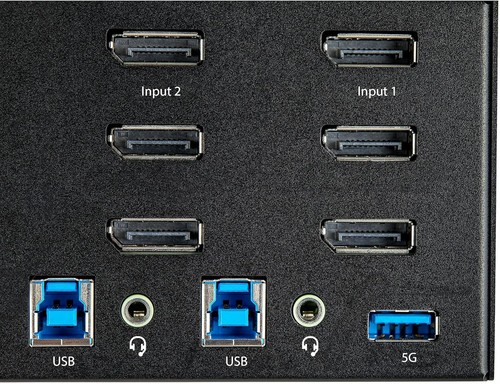 StarTech.com 2 Port Triple Monitor DisplayPort KVM Switch - 4K 60Hz UHD HDR - De - 第 8/8 張圖片