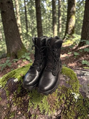 Rocky Men's 2173 Alpha Force Waterproof Side-Zip Soft Toe 8'' Boot Black 11.5