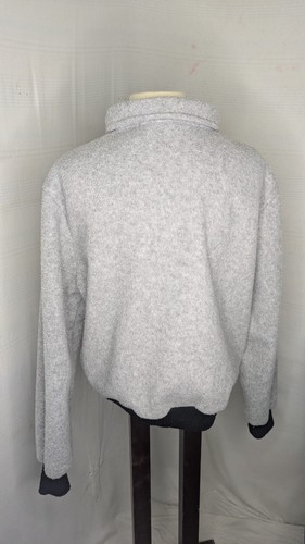 Vintage Malden Polar Fleece 1/4 Zip Fleece Pullover Jacket USA Made Size Small - Picture 5 of 8