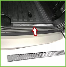 Schutz Stoßstange Hinten für Land Rover Defender von / Aus 2020 + Stahl Chrom