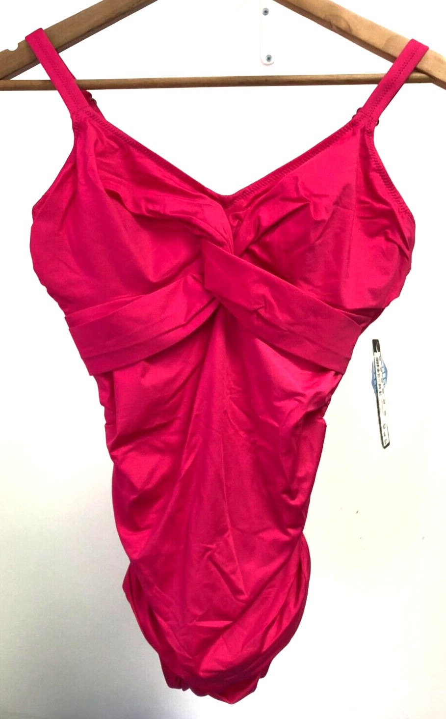 Fantasie Swimsuit 34D Pink Twist Front Underwired Full Cup Versailles 5754 BNWT