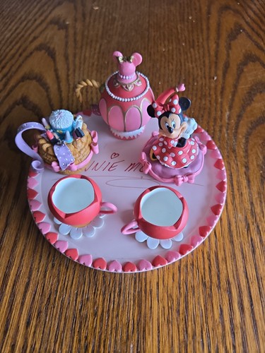 Disney Minnie Mouse Mini Resin Tea Set