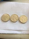 Lot of 3 Peace Silver Dollars BU/ AU Very Nice Coins! Fast Shipping!