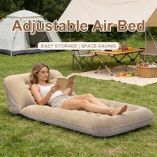 Folding Sofa Inflatable Lounge Chair Thickened Durable Portable Folding for