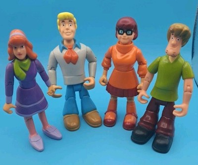 2007 Scooby Doo Mystery Gang, ThinkAway Toys Figures Shaggy Fred    Daphne Velma