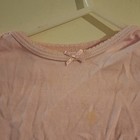 Carter's Pink Cotton Ribbed Knit Bow Bodysuit One-Piece SS Snap 18M — photo 3