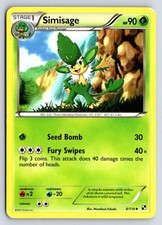 Simisage 8/114 Black & White Pokemon
