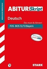 STARK Deutsch 12./13. Klasse - AbiturSkript FOS/BOS Baye... | Buch | Zustand gut