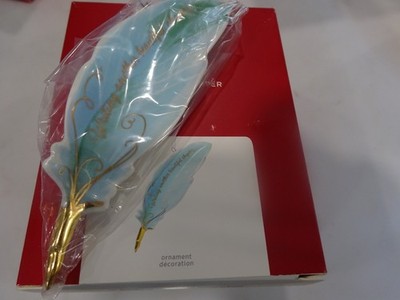 Hallmark Keepsake - 2021 - The Next Chapter Porcelain Feather Ornament