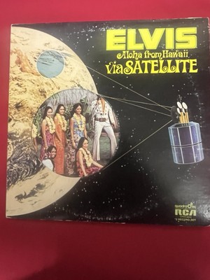 Elvis Presley Aloha from Hawaii via Satellite Vinyl 2 LP RCA CPD2-2642 Quad