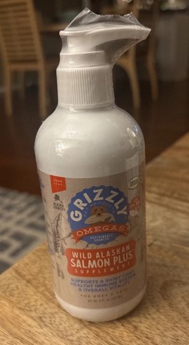 Grizzly Pet Products Wild Alaskan Salmon Plus Nutritional Supplement 8 Fl. Oz.
