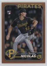 2024 Topps Series 2 Gold 1509/2024 Kyle Nicolas #408 4l8