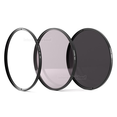 UV + Polfilter + ND8-Filter passend für Sigma 18-250 mm 3.5-6.3 DC Macro OS HSM