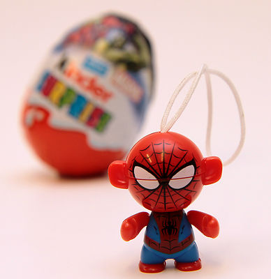 Kinder Marvel Twisthead Figures Spiderman Iron Man Hulk Thor