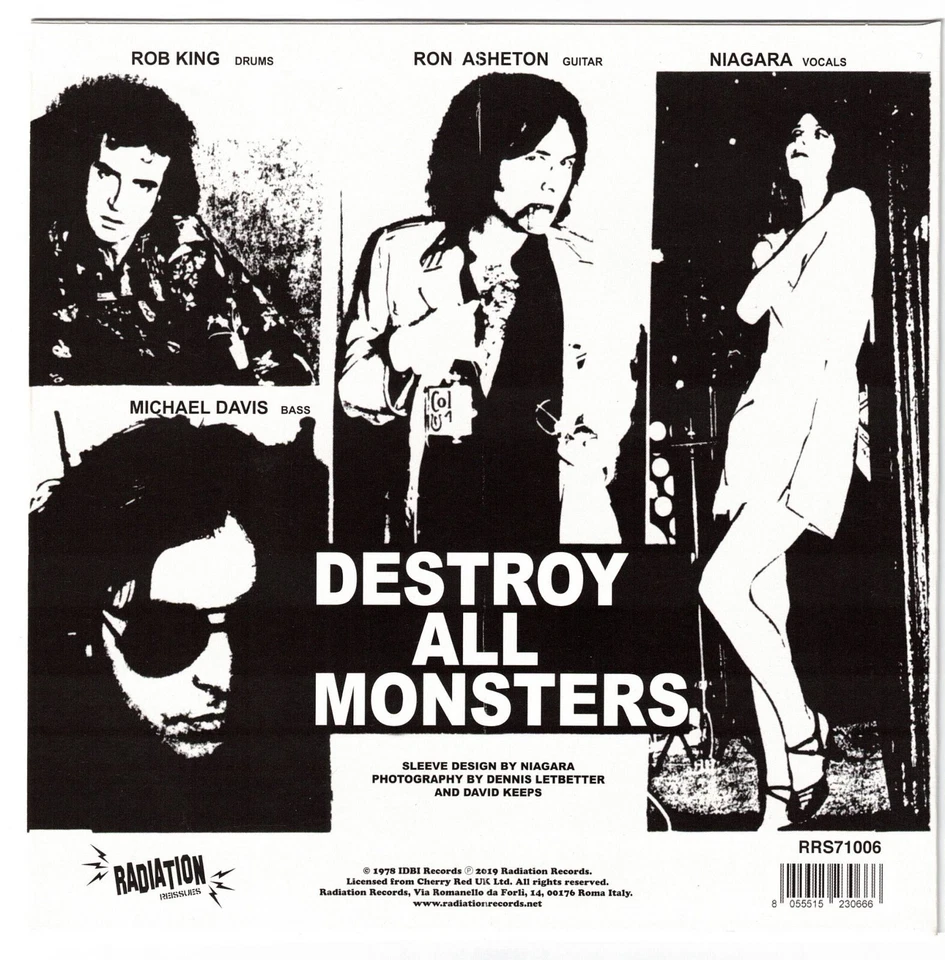 Destroy All Monsters - Bored 7" WHITE WAX Stooges MC5 Niagara Detroit Punk Rock - Bild 2 von 2
