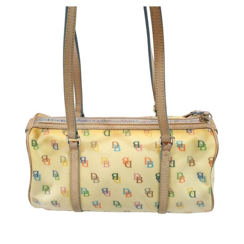 DOONEY & BOURKE Y2K Rainbow Signature Logo Monogram Medium Satchel Handbag
