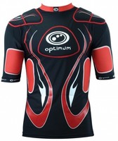 Optimum Boy's Inferno Protective Shoulder Pads - Black/red, Large Optimum Boy's Inferno Protective Shoulder Pads - Black/red, Large