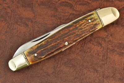 C + X LOCKWOOD BROTHERS 1798-c1933 SHEFFIELD STAG REAL PAMPA KNIFE