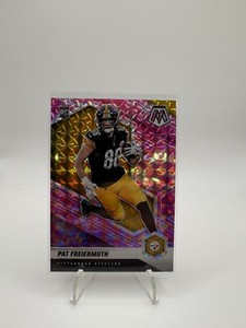 2021 Panini Mosaic - Mosaic Camo Pink Prizm #332 Pat Freiermuth (RC) Steelers