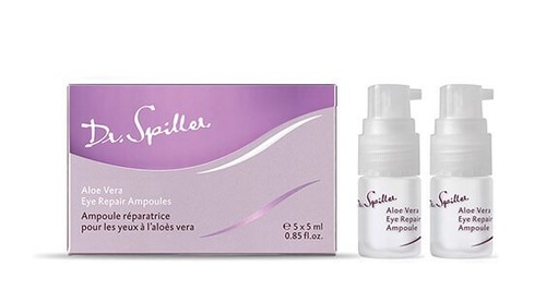 Ampollas de reparación de ojos de aloe vera 25 ml sombras de ojos se reducen Dr. Spiller - Imagen 1 de 5