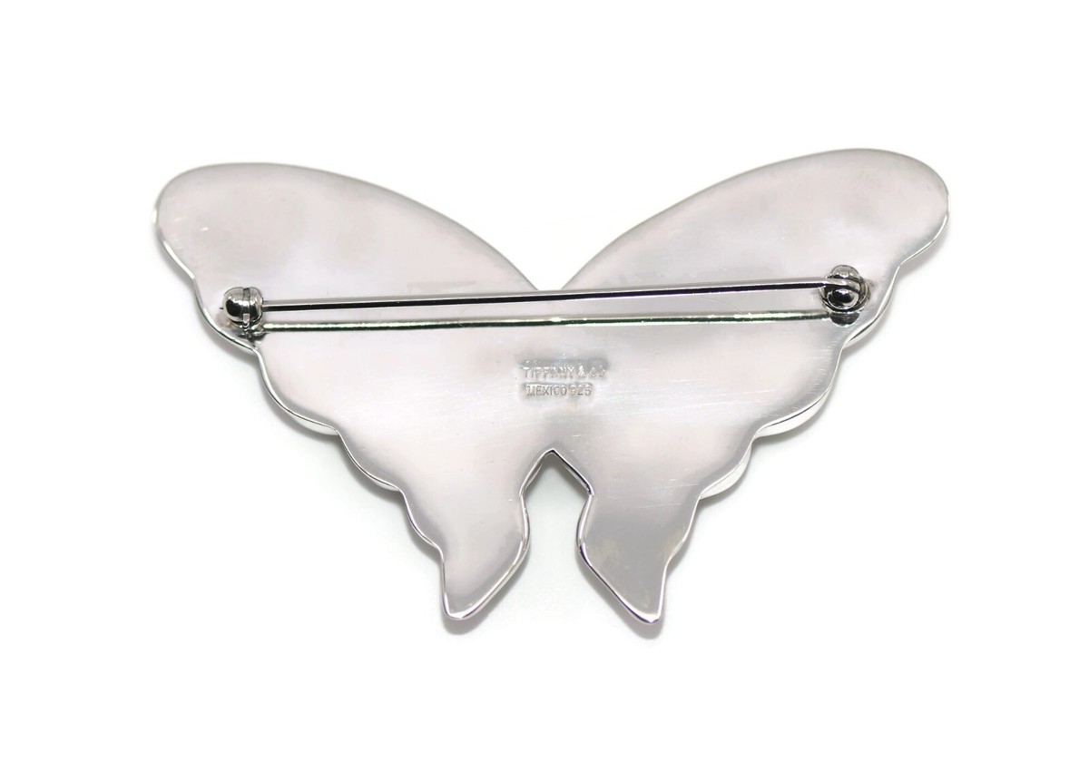 Tiffany & Co Sterling Silver Butterfly Pin Brooch | eBay