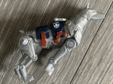 Figura de acción The Corps 4" Robo Dog juguete plateado robot perro K9 Lanard 2019 (usado)