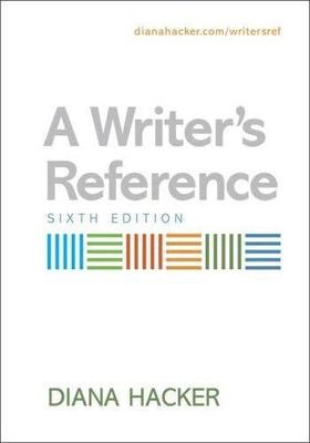 A Writer's Reference - 0312450257, plastic comb, Diana Hacker, new