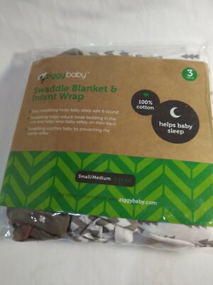 Ziggy Baby Pack Swaddle Blanket, Adjustable Infant Baby Wrap