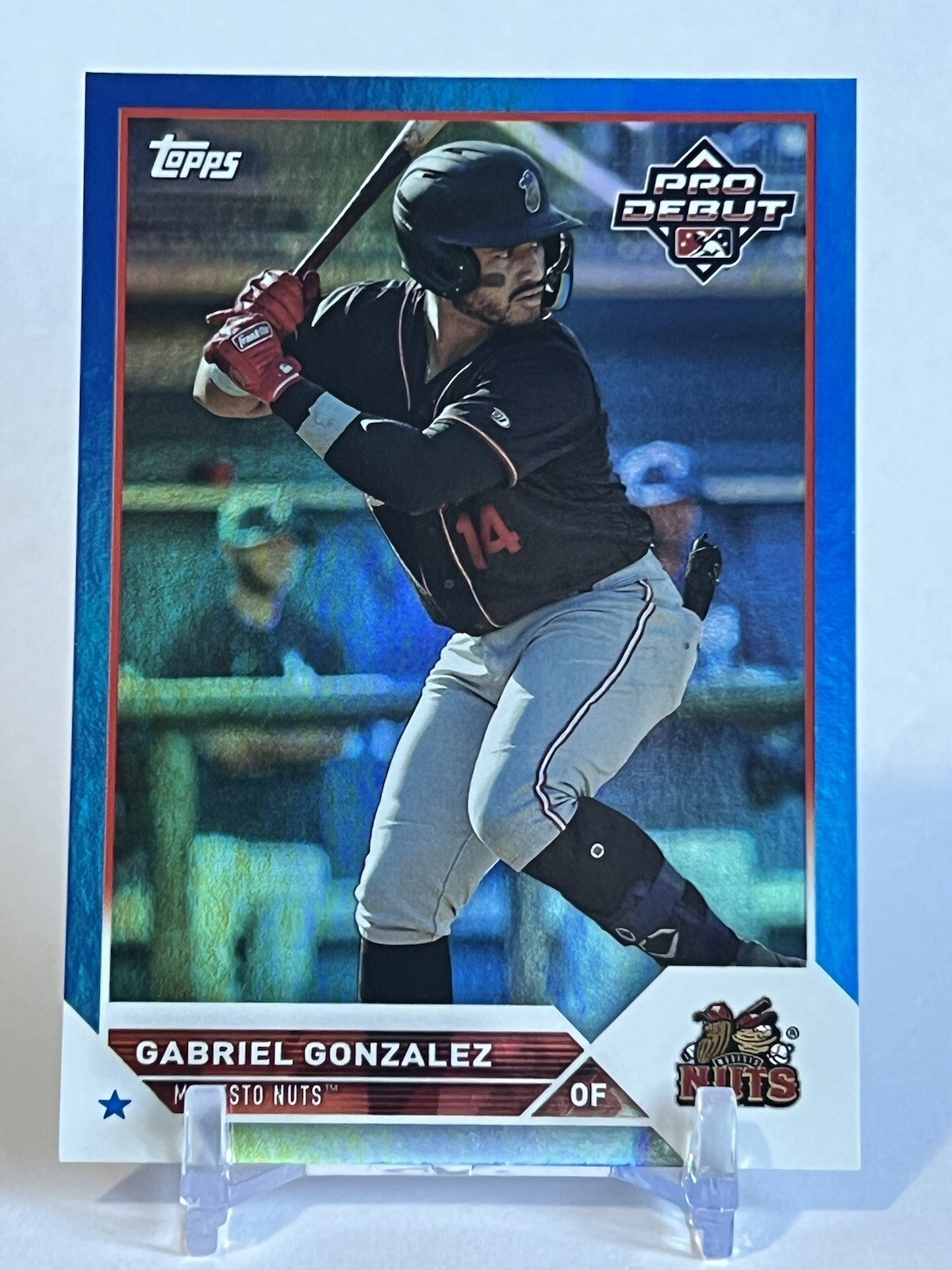 Gabriel Gonzalez 2023 Topps Pro Debut Blue Foil Card #'d/150 #PD-175