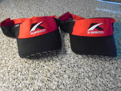 NEU KASCO SCHIRMMÜTZE ~ 2ER PACK ~ ONE SIZE FITS ALL ~ 2 ROT & SCHWARZ