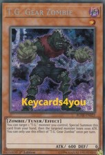 YUGIOH - T.G. GEAR ZOMBIE - BLHR-EN023 - SECRET - BATTLE OF LEGEND HERO'S REVENG