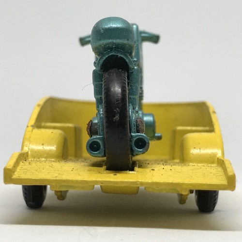 Lesney Matchbox No. 38 Honda M/Cycle Trailer 1967 Yellow Made In United Kingdom - Picture 3 of 10