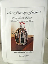 HTF Its Fine-Ally Finished MY LITTLE BIRD Ctd Cross Stitch KIT Jackie du Plessis