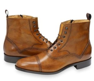 tan ankle boots men