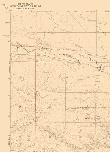 Topographical Map - Arcola Wyoming Quad - USGS 1963 - 23 x 31.87 - Bild 2 von 20