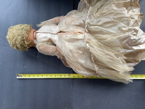 Vintage Walking Bride Doll 26" Tall Sleepy Eyes Eegee 1950s - Picture 7 of 10