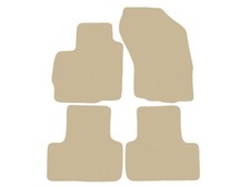 Beige Fußmatten Velour für Citroen C4 Aircross 2012-2017 Autoteppiche, 14xRand